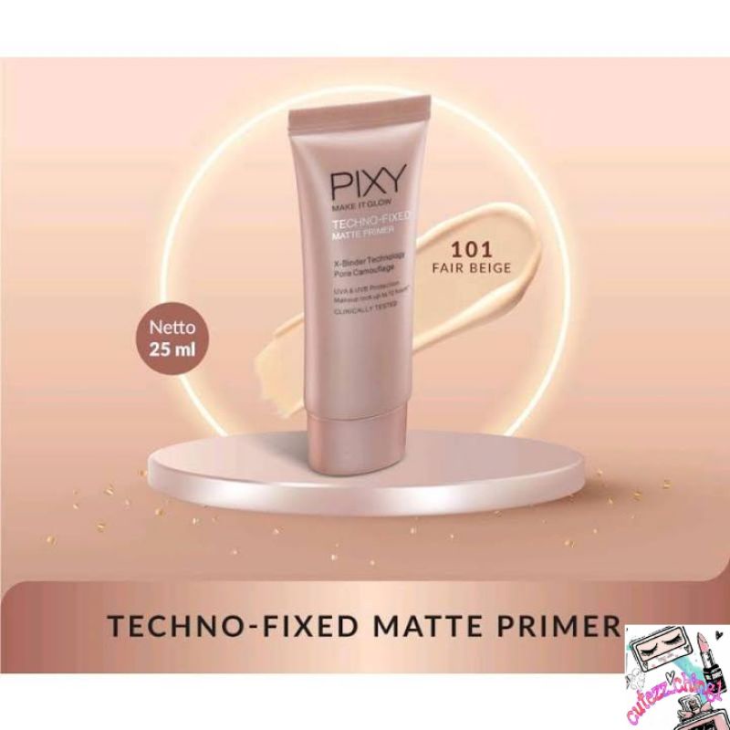 ☃️Cutezz_Ching1☃️ Pixy Make It Glow Techno Fixed Matte Primer 25g