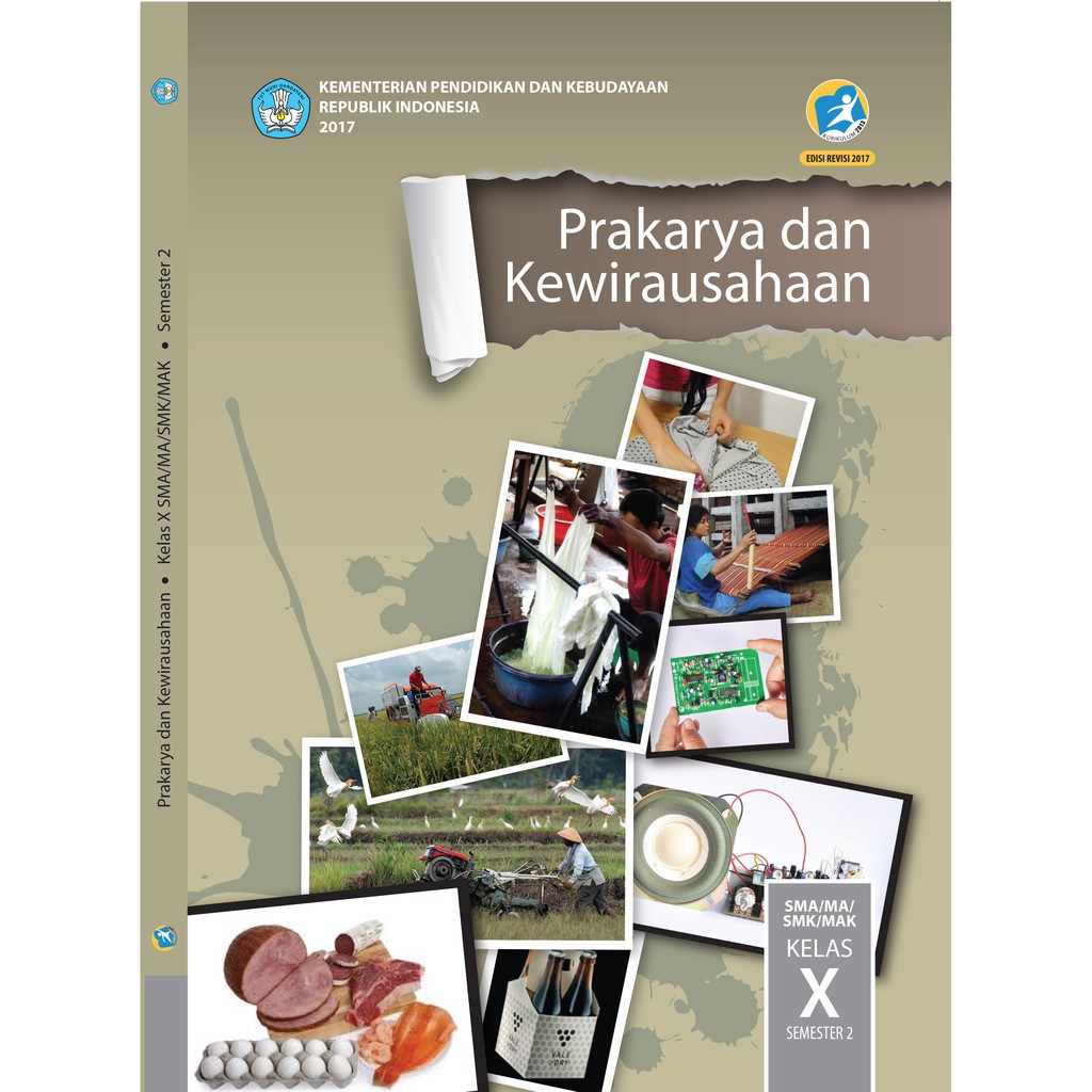 Buku paket ipa ips matematika bahasa indonesia inggris pkn pai senibudaya prakarya pjok sma kelas 10-PRAKARYA SEMESTER 2