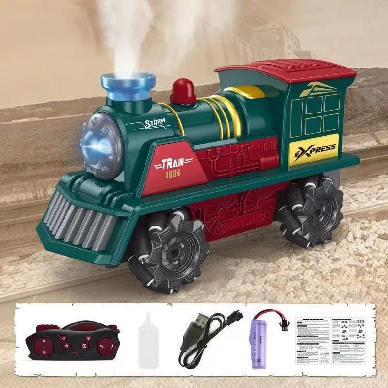 Mobil Rc Kereta Api Train Remot Control Modern Di Lengkapi Musik Dan Asap