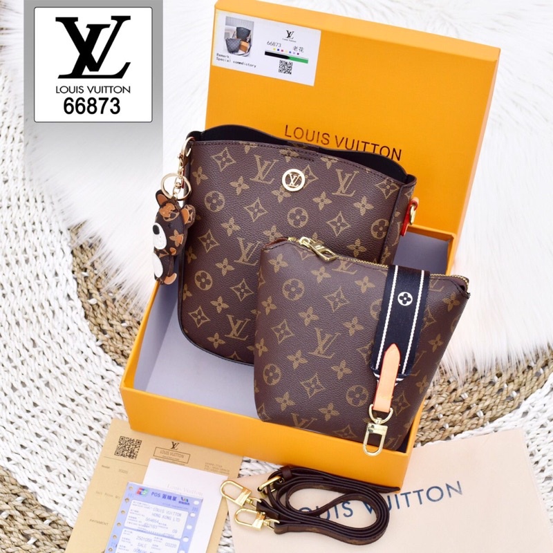 Genuine Vachetta Leather Adjustable Crossbody Strap for LV Keepall