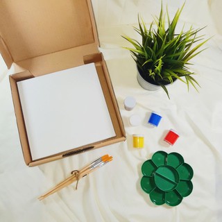 Painting Kit Gift box hadiah wisuda DIY Kanvas 20 x 20 Painting Kit Gift box hadiah wisuda DIY Kanvas 20 x 20