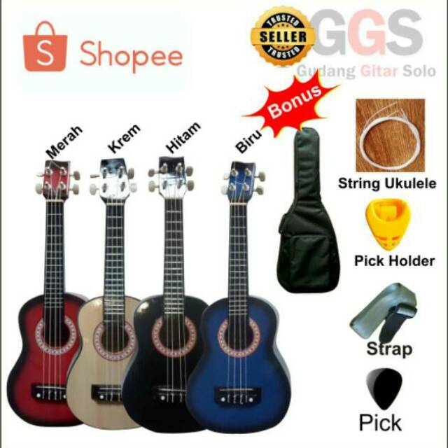 diskon gitar ukulele/gitar  kencrung murah /gitar mini/ukulele senar bagus/gitar ukulele/ukulele