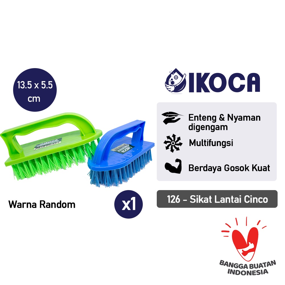 Sikat Lantai Cinco Sikat WC Sikat Toilet Sikat Plastik IKOCA IKO-126