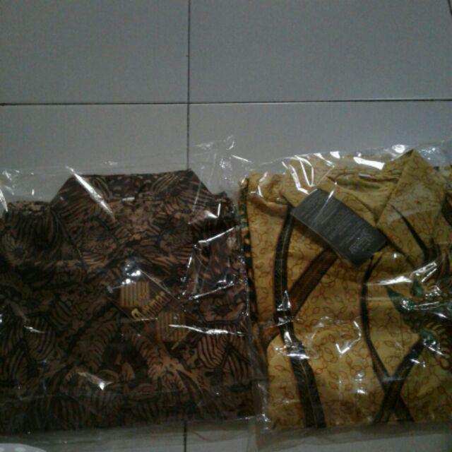 Bswart Batik Hrb026 Kenongo Hem Pendek Padi Pekalongan M L Xl Batik Pria Murah Modern Grosir