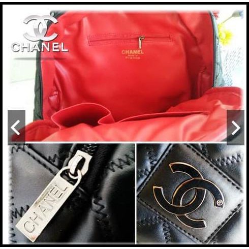 TAS RANSEL WANITA BACKPACK FOSSIL KULIAH KERJA CEWEK SEMI KULIT HITAM KUALITAS PREMIUM