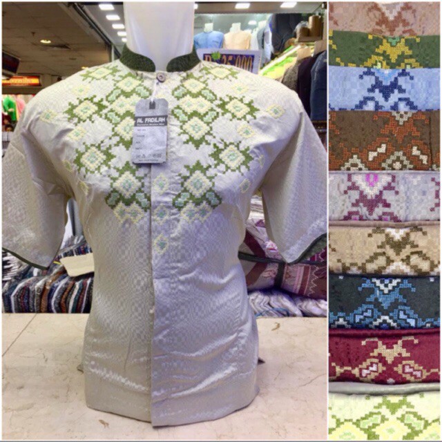 KOKO WARNA SEMI SUTRA BORDIR APLIKASI