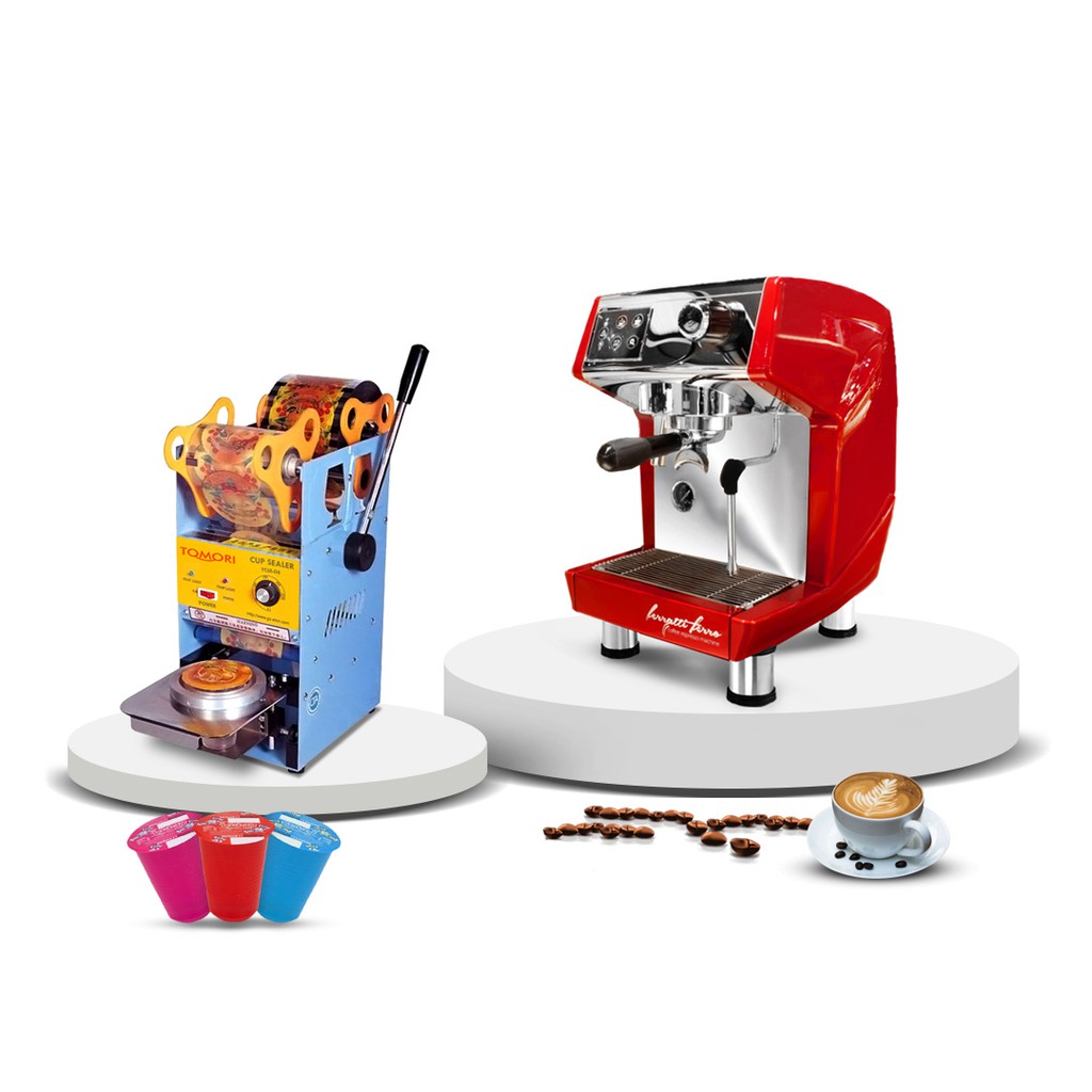 Paket Mesin Kopi Espresso Machine Cup - 31