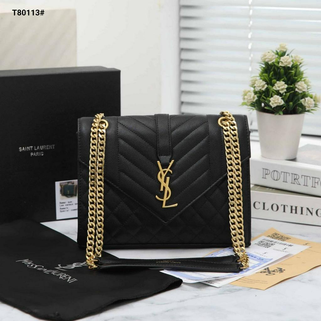 Tas YsL Yves Saint Laurent Envelope T80113  SBI 94  batam impor original fashion branded reseller sale