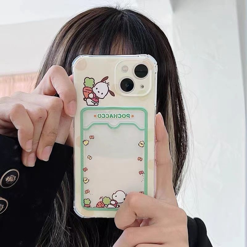 Soft Case Silikon TPU Transparan Motif Kelinci Anjing Untuk IPhone 13 12 mini 11 10 Pro XS Max X XR 8 7 6 6S Plus