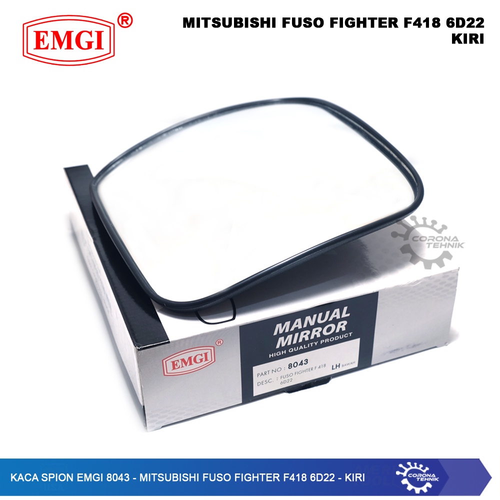 EMGI 8043 - Mitsubishi Fuso Fighter F418 6D22 - Kiri Bawah - Kaca Spion