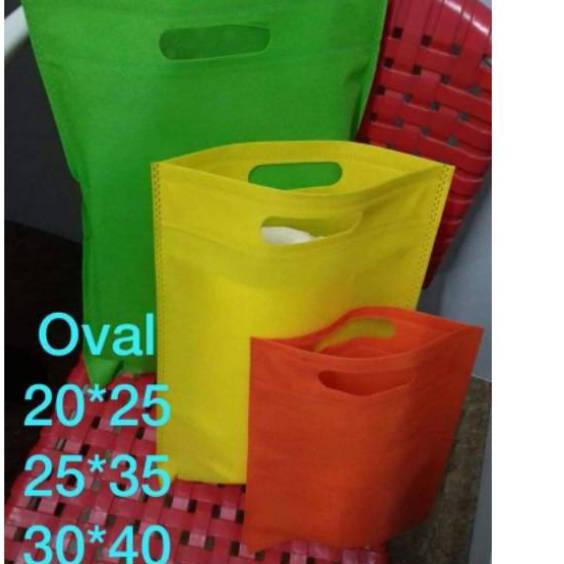 

FD86 Goodie bag oval 30x40 Mix Warna 100pcs(Paket Ekonomis) 【thänks.yä】