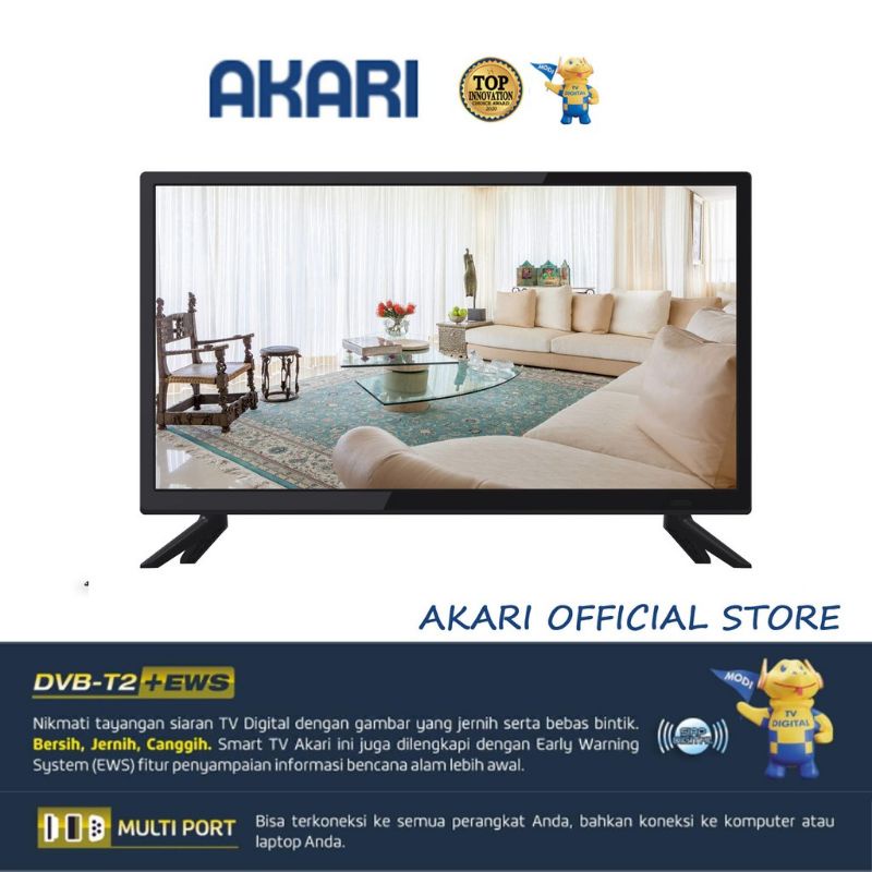 AKARI LED TV DIGITAL HD READY 24" 24V99T2