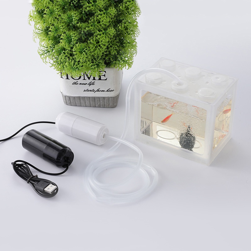 Airpump Aerator ACDC Portable AC DC Pompa Udara Gelembung Air Aquarium FEZONE