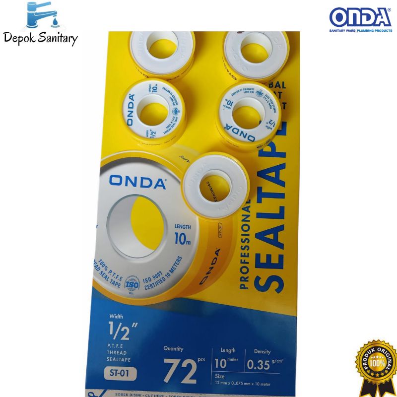 seal tape sealtape onda/ seal tape onda/ seap tape murah bagus kuat
