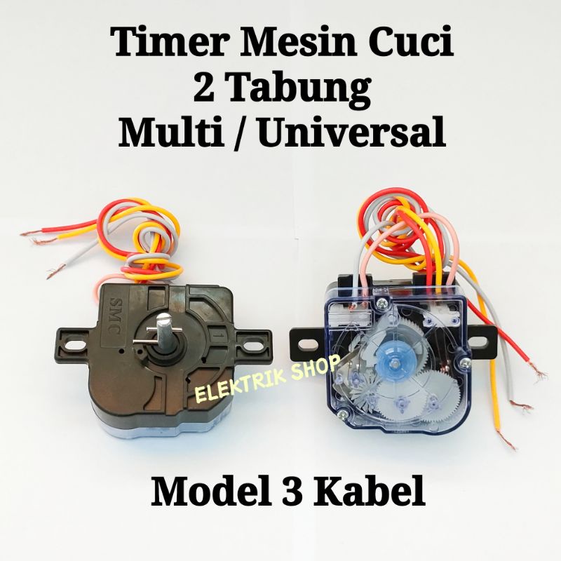 TIMER MESIN CUCI 2 TABUNG MULTI UNIVERSAL MODEL 3 KABEL