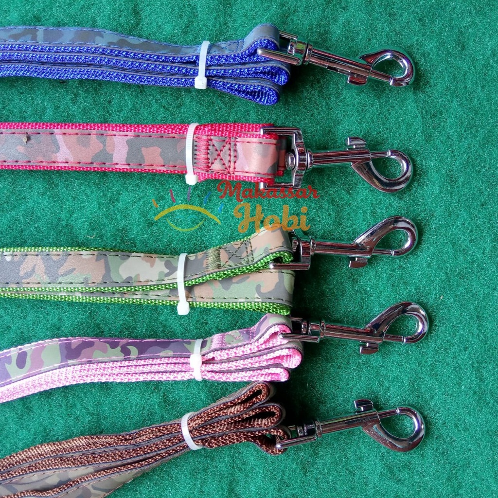 Tali Tuntun Hewan Kalung Penuntun Kekang Kucing Anjing Pet Leash 2 cm