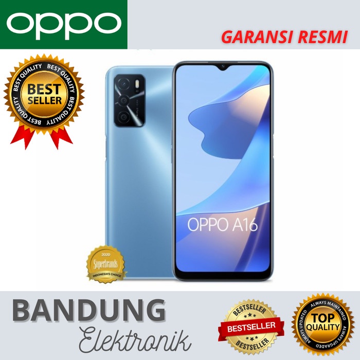 OPPO A16 3/32 & 4/64 NEW GRS RESMI OPPO ( BANDUNG )
