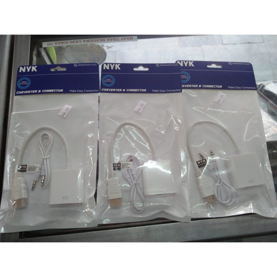 NYK Converter Kabel HDTV To  VGA and Audio