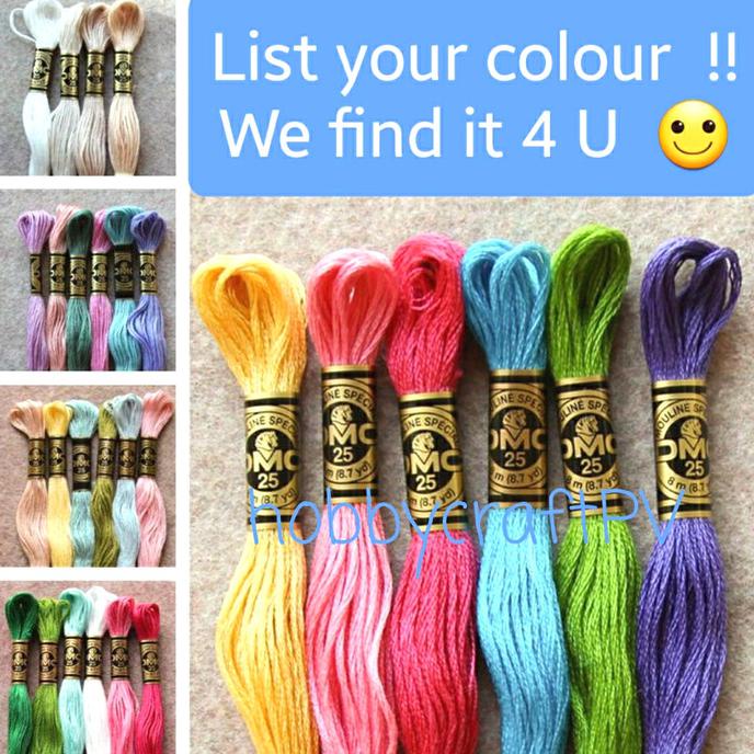 Hot Promo benang sulam DMC 117 original -custom order