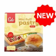 

Adonan Instan Pastry- Edo Mini Puff Pastry Sheet 375Gr