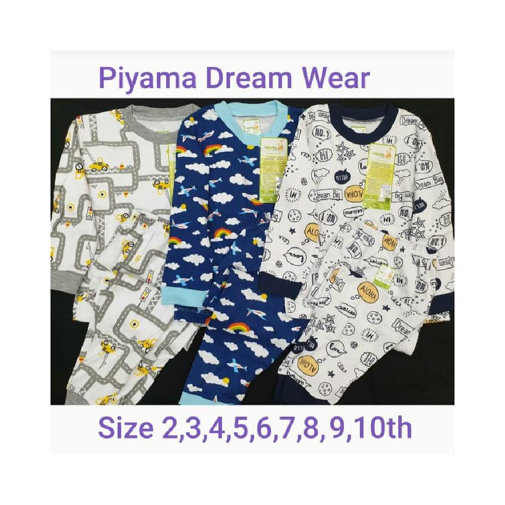 Velvet setelan panjang 2-10 tahun baju tidur anak laki-laki - 3 Tahun