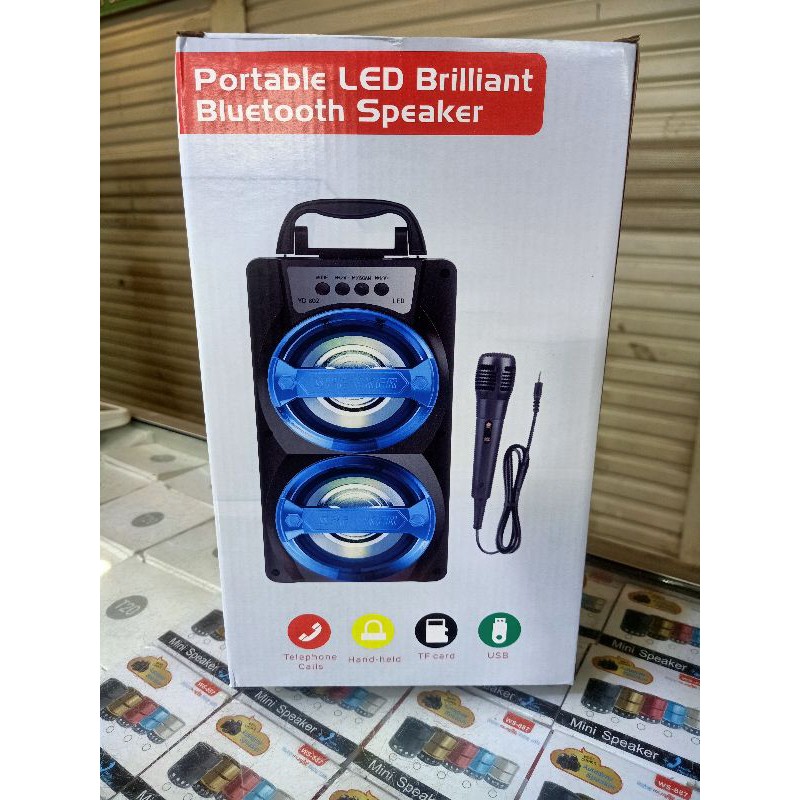 SPEAKER BLUETOOTH SALON AKTIF YD-801/YD-802 FREE MIC//SPEAKER PROTABLE TERMURAH