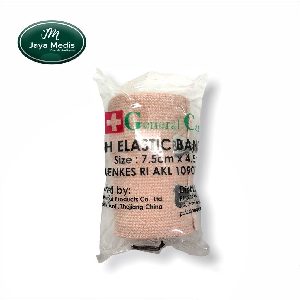 Perban Elastis General Care 3 INCH (7.5cm × 4.5 Meter )