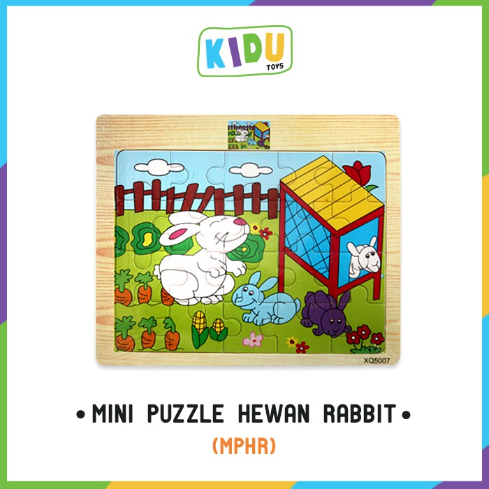 Mainan Puzzle Anak Mini Puzzle Hewan Kidu Toys