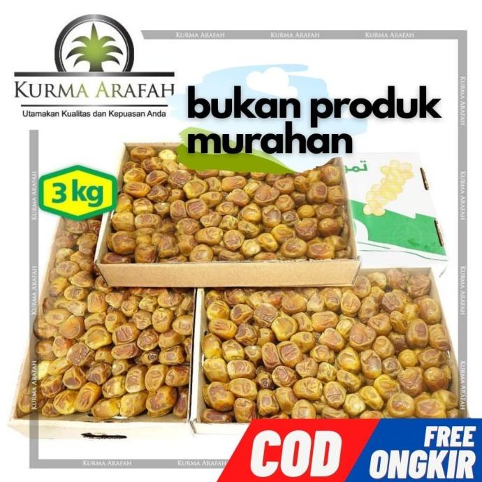 

PROMO Kurma Sukari 3 Kg/KURMA 1KG/KURMA BARARI/KURMA RUTHOB/KURMA BAM/KURMA PALM FRUIT/KURMA TANGKAI/KURMA AZWA/KURMA SUKKARI/KURMA SAFAWI/KURMA TUNISIA/KURMA MUDA KUNING/KURMA MUDA HIJAU/KURMA MEDJOL/KURMA MADINAH SUPER