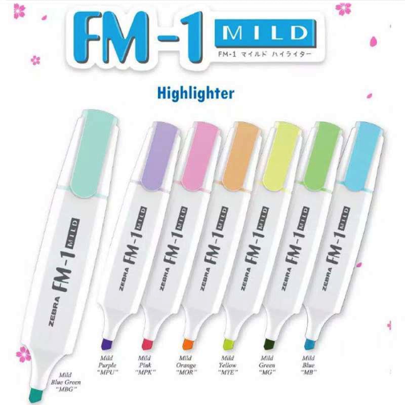 

HIGHLIGHTER FM - 1 MILD ZEBRA / STABILO FM