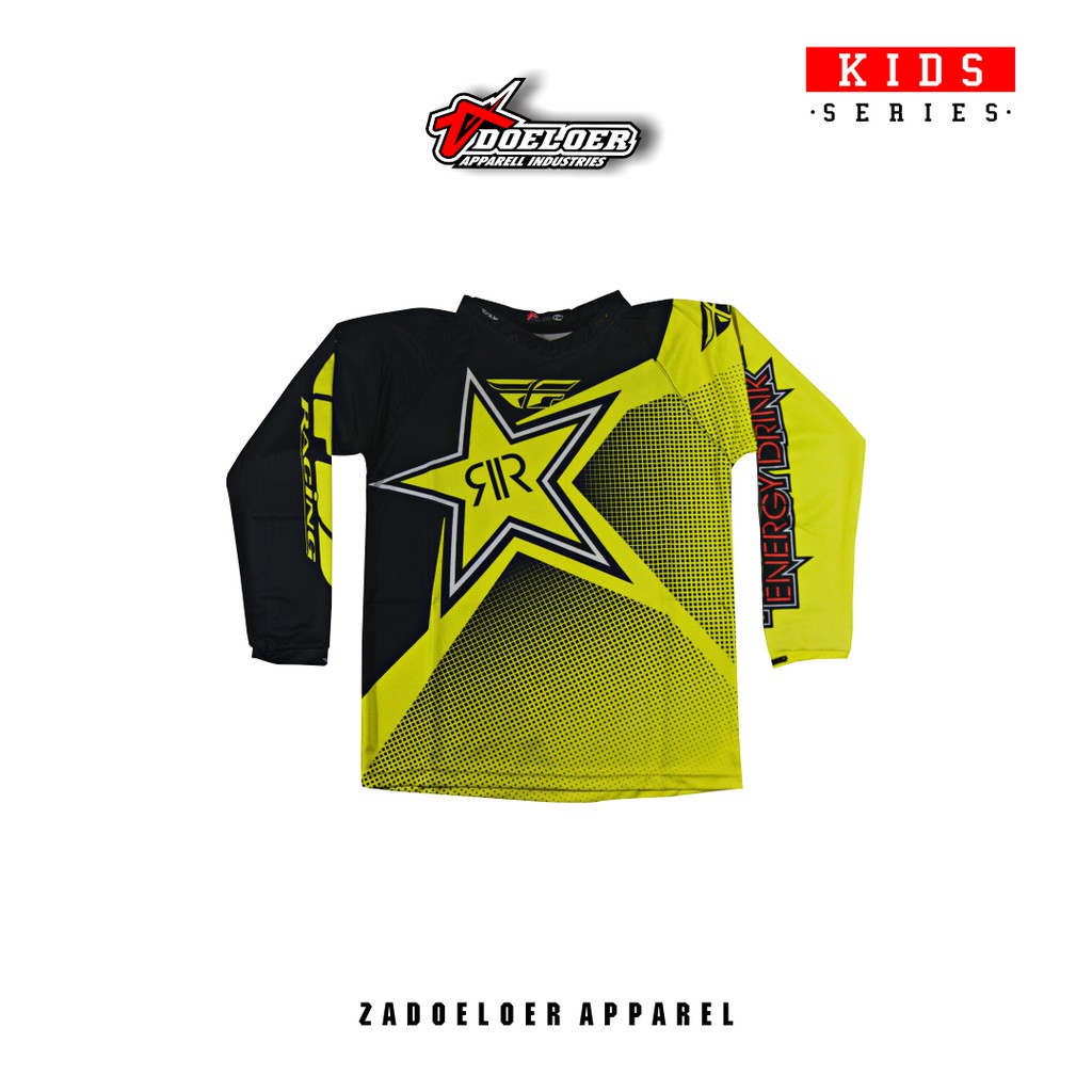 JERSEY ROCKSTAR PUSHBIKE / MOTOCROOS MTB ANAK