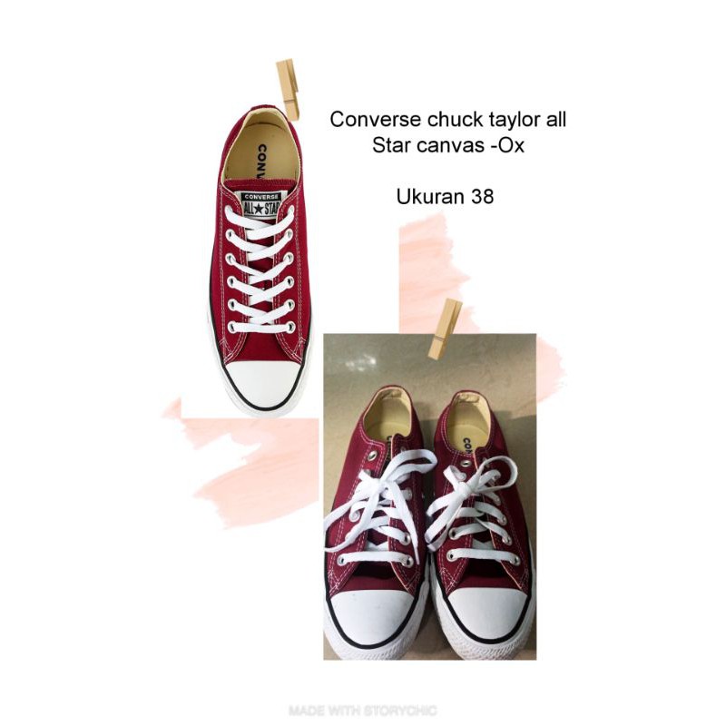 converse chuck taylor all star canvas-ox