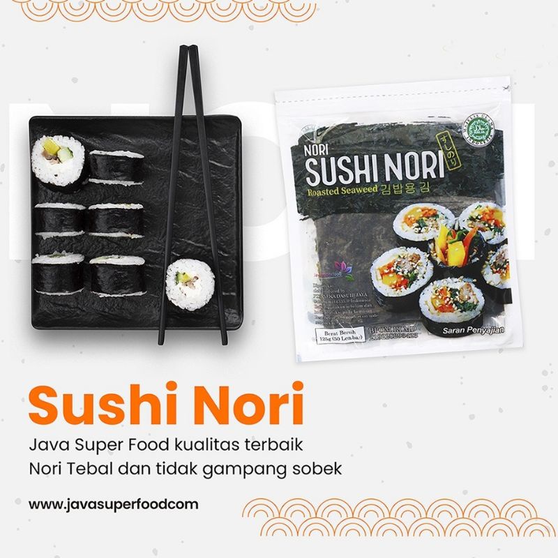 HALAL- Nori Tabur Rumput Laut Panggang 60g - Nori Kimbab - Rasa Original