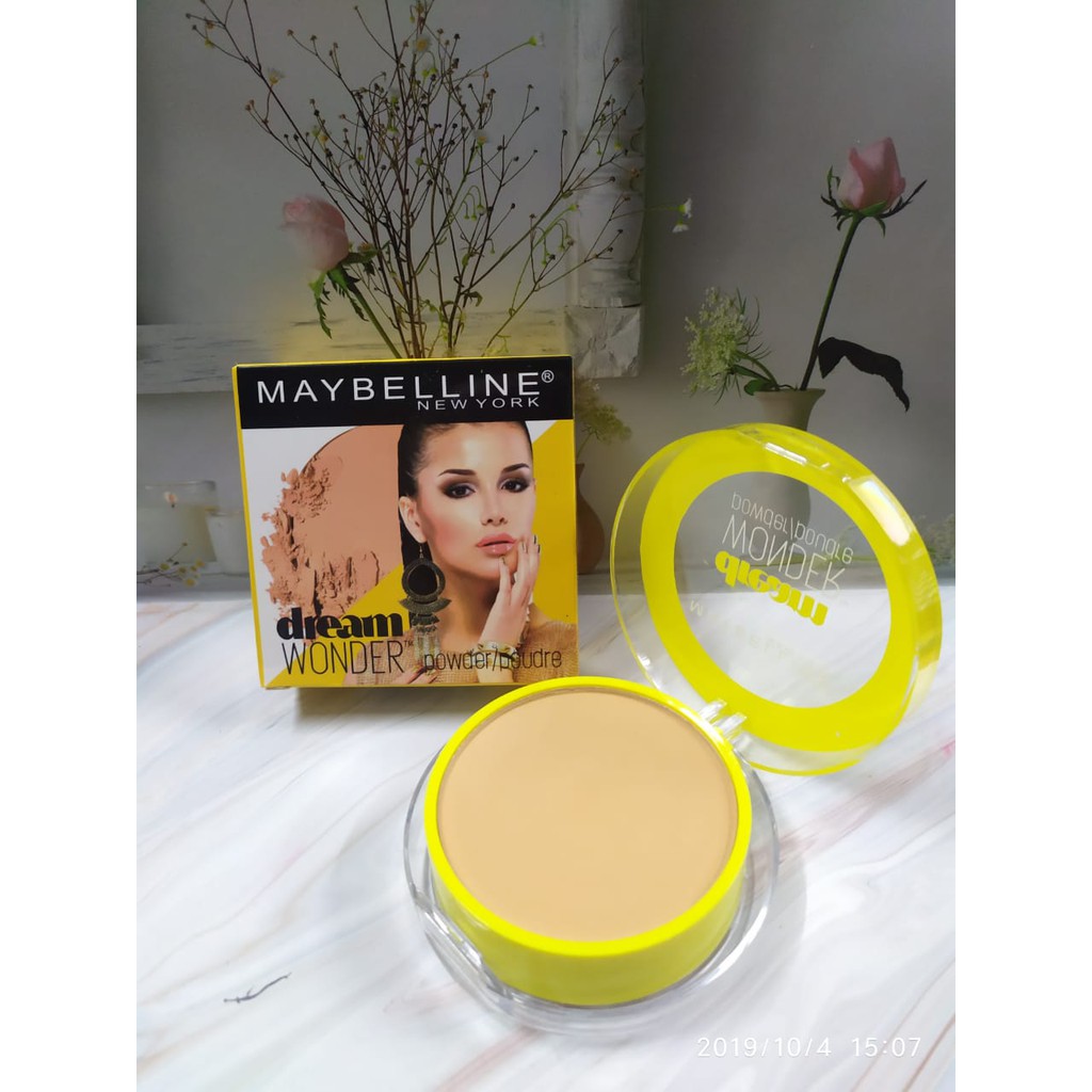 BEDAK MAYBELLINE POWDER DREAM WONDER 2 IN 1 / DUS KUNING