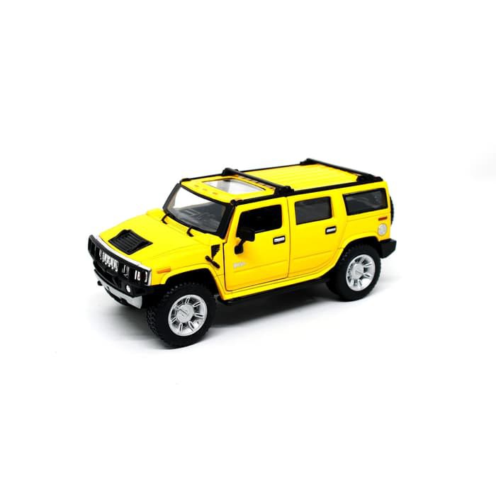 dct388 Kinsmart Hummer H2 SUV 2008 Kuning