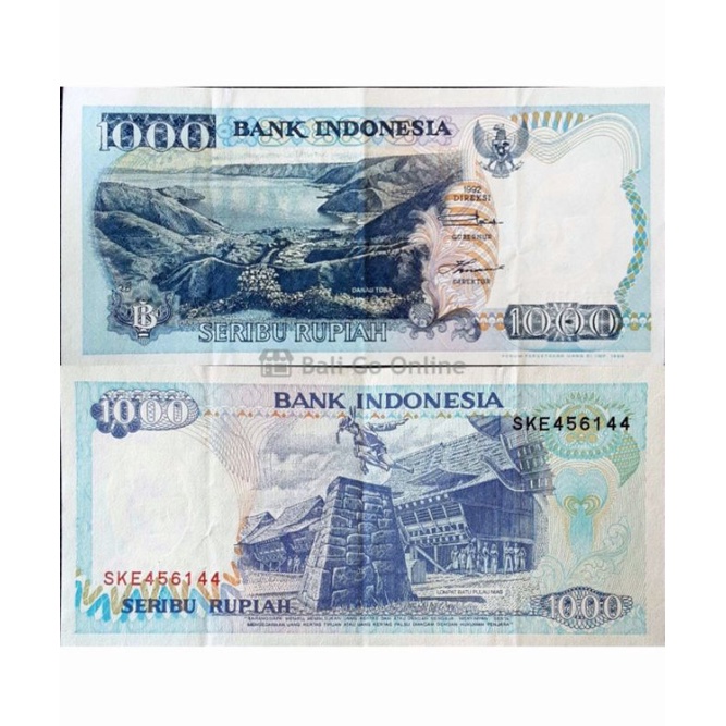 Koleksi Uang Kertas RP1000 1992