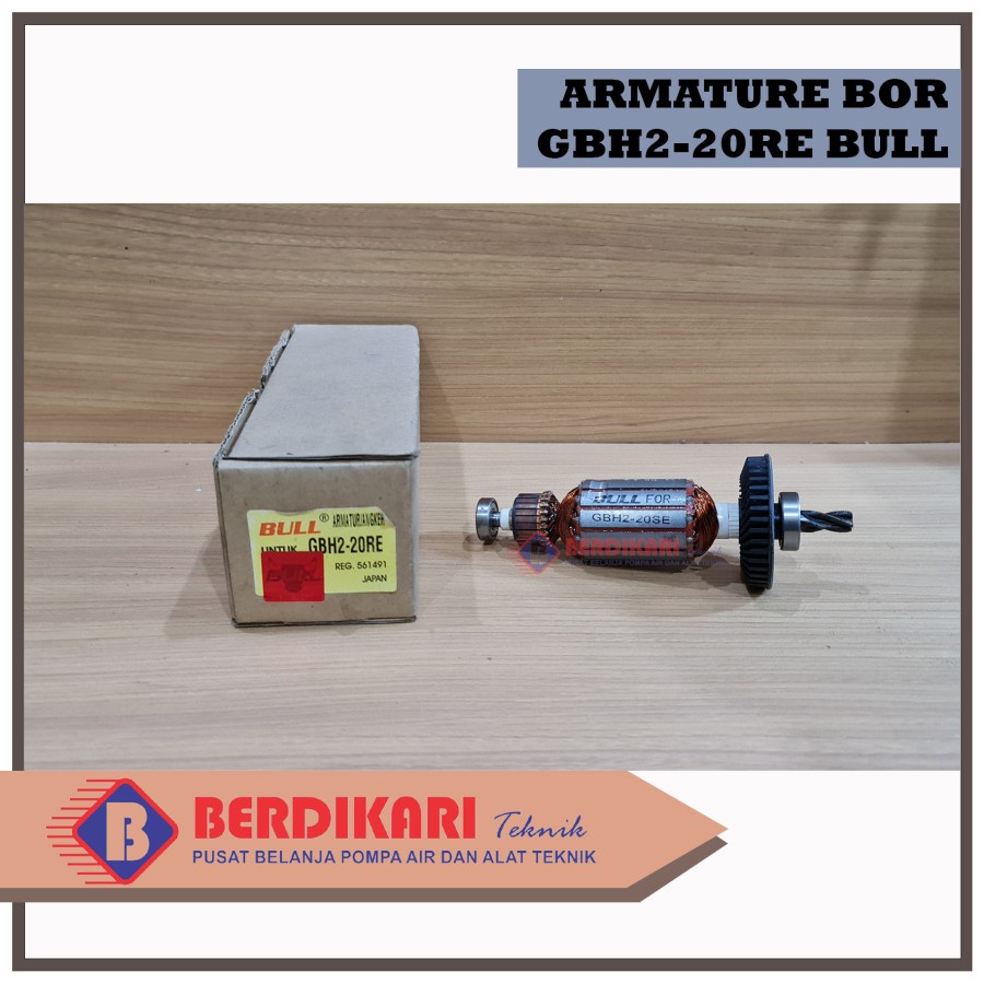 ARMATURE BULL BOR HAMMER GBH 2-20 RE GBH 220 GBH220 GBH2-20 FOR BOSCH