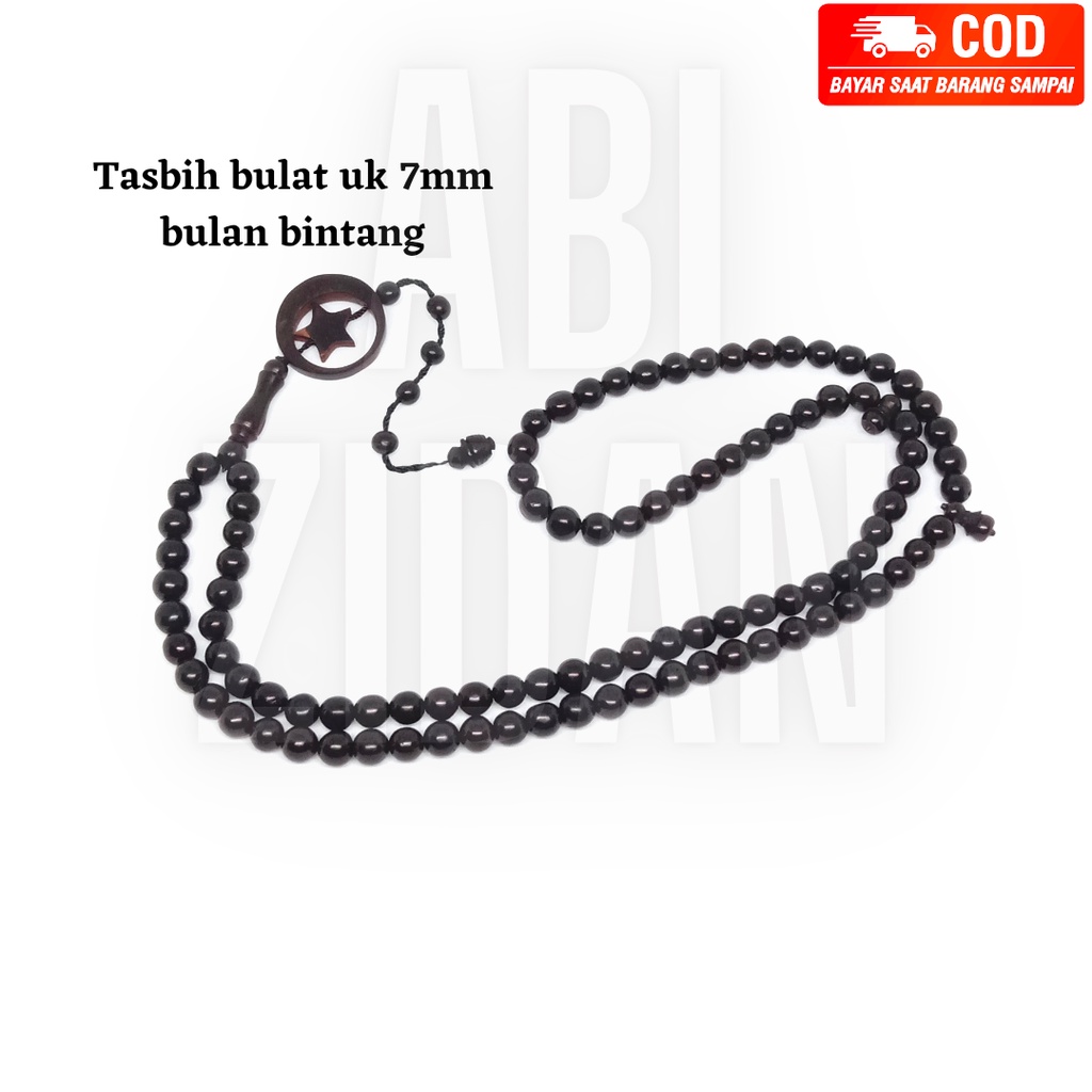 tasbih kokkah kaokah kaukah koka kaoka asli original model bulat bulan bintang uk 7