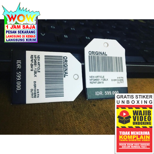 

ORIGINAL LABEL PRICE TAG BARCODE SUPER PREMIUM CO 1X DI KIRIM 600PCS