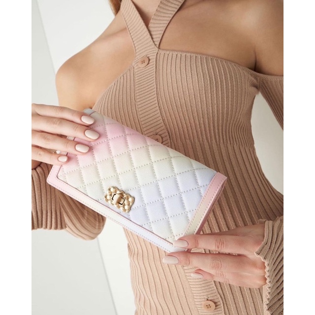 c micaela long wallet