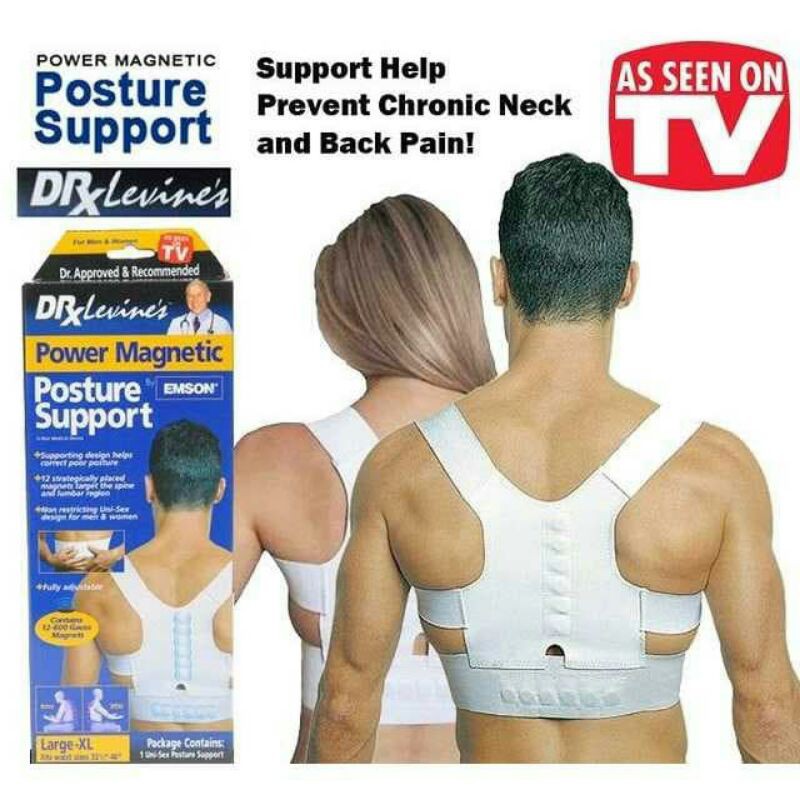 Posture Sport Power Magnetic Korset Penegak Punggung