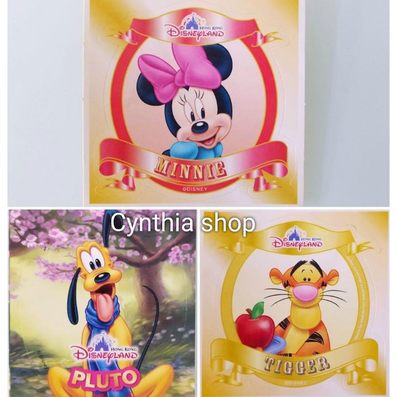 

Stiker sticker original disneyland hongkong disney minnie mouse