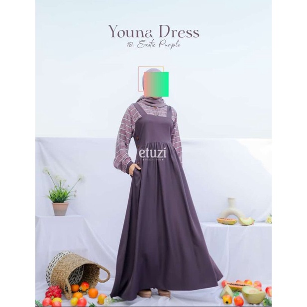 Youna Dress By Etuzi ( Gamis Rasa Overall)