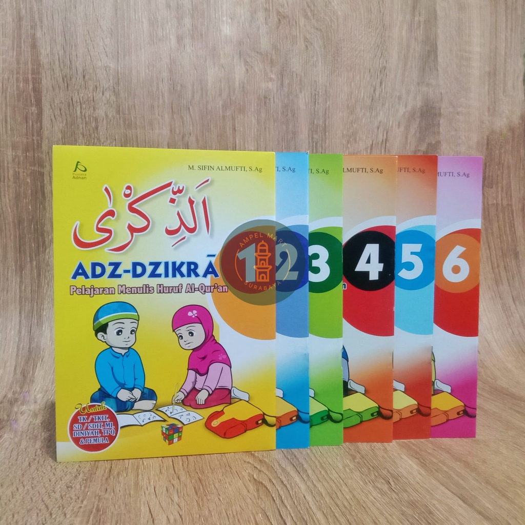 Adz Dzikra Pelajaran Menulis Huruf Al-Qur'an M. Sifin AlMufti, S. Ad Zikra - PUSTAKA NUUN