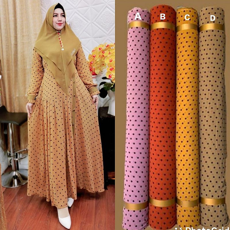 Tunik pay yu Original / MIRZANI DAILY SYARI PART 5 BY FATIMAH (PO 8 NOVEMBER)
