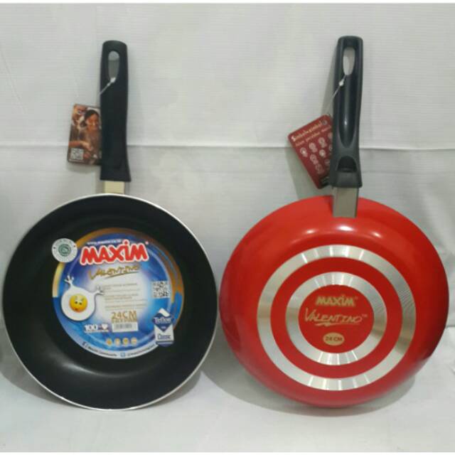 Product details of Maxim Valentino Frypan / Wajan Panci Penggorengan Teflon Anti Lengket 24 cm