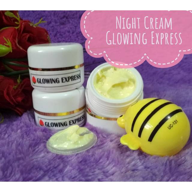 Cream Malam Glowing Express / Extra Glowing