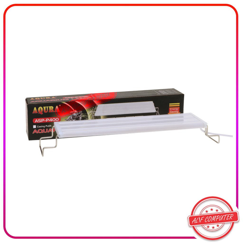 Lampu Led Aquarium Aquascape Gantung AQURA ASP P 400 9 Watt Tank 30 - 40 cm