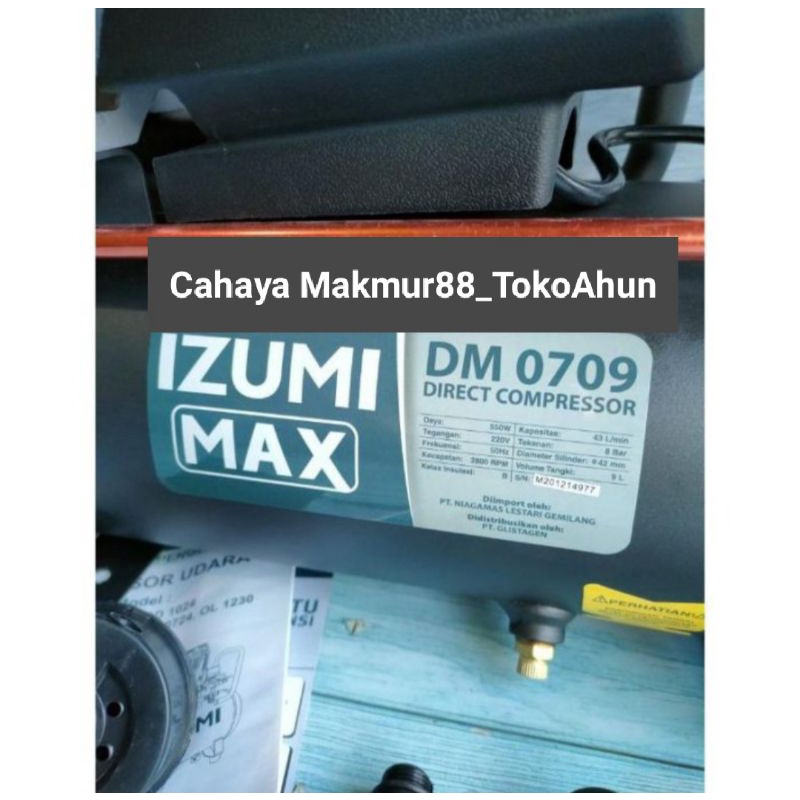 Kompresor 3/4 HP IZUMI MAX 9 L DM 0709