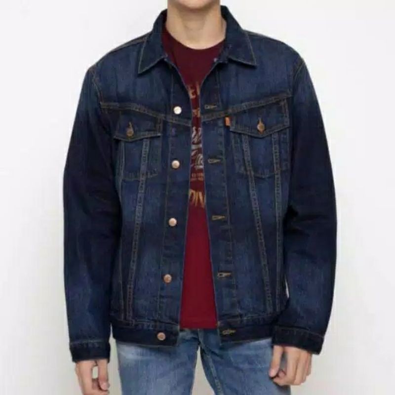 jacket jeans lea wahsing (new)